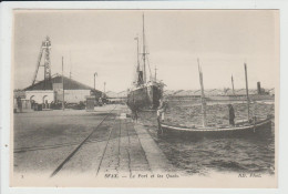 SFAX - TUNISIE - LE PORT ET LES QUAIS - Túnez