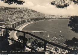 1950  CARTOLINA  CON ANNULLO  NAPOLI + TARGHETTA - Napoli (Neapel)