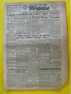 Journal L'Ouest France Du 23 Mai 1945. Guerre  De Gaulle Herriot Doenitz Tokio Scapini Billoux Bidault - Other & Unclassified