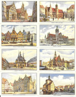 DY33 - SERIE CHROMOS MARGARINE HOMANN - HAMELN ROTHENBURG KONSTANZ AUSBURG NEISSE GOSLAAR BREMEN HILDESHEIM - Autres & Non Classés