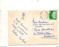 1970 CARTOLINA  CON ANNULLO MILANO - 1961-70: Storia Postale