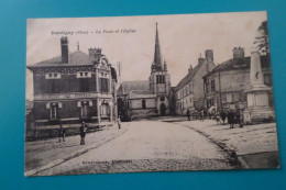 RANTIGNY - La Poste Et L'Eglise ( 60 Oise ) - Rantigny