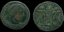 CONSTANTINE II SISCIA Mint ( HSIS ) GLORIA EXERCITVS TWO SOLDIERS #ANC13237.18.U.A - L'Empire Chrétien (307 à 363)
