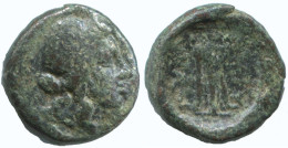 TRIPOD AUTHENTIC ORIGINAL ANCIENT GREEK Coin 3g/14mm #AA112.13.U.A - Griekenland