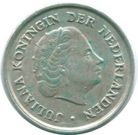 1/10 GULDEN 1966 NIEDERLÄNDISCHE ANTILLEN SILBER Koloniale Münze #NL12910.3.D.A - Niederländische Antillen