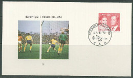 Sweden 1978 Football Soccer World Cup Commemorative Cover, Departure Of The Swedish Team - 1978 – Argentine