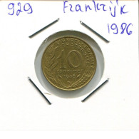 10 CENTIMES 1986 FRANCE Coin French Coin #AN144.U.A - 10 Centimes