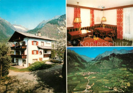 73103303 Partschins Parcines Haus Hueber Gaststube Fliegeraufnahme  - Other & Unclassified