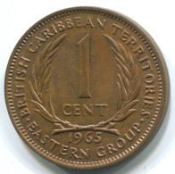 1 CENT 1965 OST-KARIBIK EAST CARIBBEAN Münze #WW1181.D.A - Caraïbes Orientales (Etats Des)