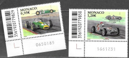 Monaco 2018 Racing Cars Lotus Mercedes-Benz Michel No. 3383-84 ** Neuf MNH Postfrisch - Neufs