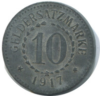 10 PFENNIG 1917 STADT POSEN DEUTSCHLAND Münze GERMANY #AD642.9.D.A - 10 Pfennig