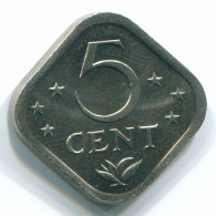 5 CENTS 1980 ANTILLES NÉERLANDAISES Nickel Colonial Pièce #S12323.F.A - Niederländische Antillen