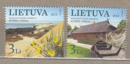 LITHUANIA 2012 Nature Heritage MNH(**) Mi 1106-1107 #Lt863 - Lithuania