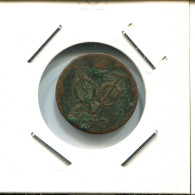 1743 HOLLAND VOC DUIT NETHERLANDS INDIES NEW YORK COLONIAL PENNY #VOC2486.7.U.A - Indie Olandesi