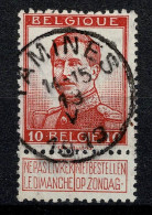 Belgique COB 118 Belle Oblitération TAMINES (centrale - Concours) - 1912 Pellens