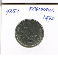 1 FRANC 1970 FRANCE Coin French Coin #AN312.U.A - 1 Franc