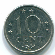 10 CENTS 1974 ANTILLAS NEERLANDESAS Nickel Colonial Moneda #S13518.E.A - Antillas Neerlandesas