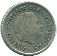 1/10 GULDEN 1963 NIEDERLÄNDISCHE ANTILLEN SILBER Koloniale Münze #NL12590.3.D.A - Antille Olandesi