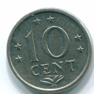 10 CENTS 1979 ANTILLAS NEERLANDESAS Nickel Colonial Moneda #S13602.E.A - Antilles Néerlandaises