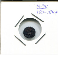 1 PAISA 1816-1847 NEPAL Pièce #AR735.F.A - Népal