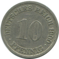 10 PFENNIG 1900 F ALLEMAGNE Pièce GERMANY #AE520.F.A - 10 Pfennig