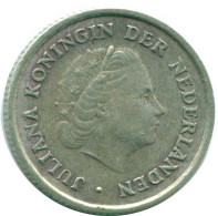1/10 GULDEN 1962 ANTILLAS NEERLANDESAS PLATA Colonial Moneda #NL12404.3.E.A - Antilles Néerlandaises