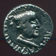 INDO-SKYTHIANS KSHATRAPAS King NAHAPANA AR Drachm 2.2g/16.5mm GRIECHISCHE Münze #GRK1632.33.D.A - Grecques