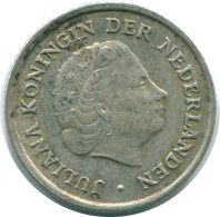 1/10 GULDEN 1970 NETHERLANDS ANTILLES SILVER Colonial Coin #NL13080.3.U.A - Antille Olandesi