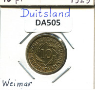10 REICHSPFENNIG 1930 A GERMANY Coin #DA505.2.U.A - 10 Renten- & 10 Reichspfennig