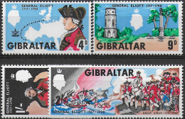 1967 Gibilterra General Elliot 4v. MNH SG. N. 219/22 - Sonstige & Ohne Zuordnung