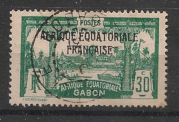 GABON - 1928-31 - N°YT. 116A - Libreville 30c Vert - Oblitéré / Used - Usati