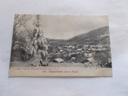 GERARDMER ( 88 Vosges ) UNE VUE SUR GERARDMER  SOUS LA NEIGE - Gerardmer