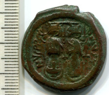 JUSTINII And SOPHIA AE Follis Thessalonica 527AD Large M NIKO #ANC12427.75.E.A - Byzantine