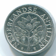 1 CENT 1991 NETHERLANDS ANTILLES Aluminium Colonial Coin #S13125.U.A - Antillas Neerlandesas