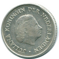 1/4 GULDEN 1962 NIEDERLÄNDISCHE ANTILLEN SILBER Koloniale Münze #NL11106.4.D.A - Antilles Néerlandaises