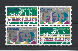 Canada 1980 Hymn 'O Canada' Centenary 4-block Y.T. 736/737 ** - Neufs