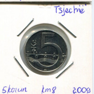 5 KORUN 2009 CZECH REPUBLIC Coin #AP772.2.U.A - Czech Republic