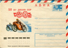 X0502 Russia, Special  Stationery Cover  1977   Moto Racing - Moto