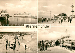 73103124 Warnemuende Ostseebad Strand Leuchtturm Hafen Warnemuende Ostseebad - Rostock