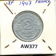 2 FRANCS 1947 FRANCIA FRANCE Moneda #AW377.E.A - 2 Francs