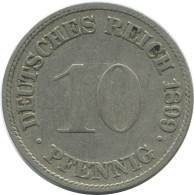 10 PFENNIG 1899 G DEUTSCHLAND Münze GERMANY #AE524.D.A - 10 Pfennig