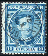 Madrid - Edi O 175 - 10 Céntimos - Mat Fech. Tp. II "San Martín" - Used Stamps