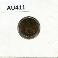 1 CENT 1973 NIEDERLANDE NETHERLANDS Münze #AU411.D.A - 1948-1980 : Juliana