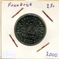 2 FRANCS 2000 FRANCIA FRANCE Moneda Semeuse Moneda #AM617.E.A - 2 Francs