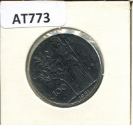 100 LIRE 1981 ITALIA ITALY Moneda #AT773.E.A - 100 Lire