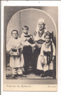 CPA  ROUMANIE Ou UKRAINE   - Grub Aus Der BUKOWINA  (Run Änen)   Famille, Jouet Cheval En Bois - Romania