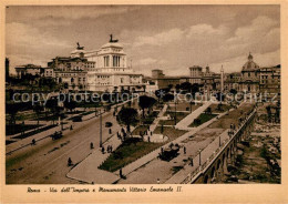 73103073 Roma Rom Via Dell Impero Monumento Vittorio Emanuelle II Roma Rom - Sonstige & Ohne Zuordnung