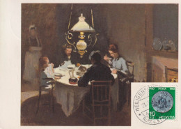 AK  "Claude Monnet - Dîner Chez Sisley"  (HEILIGENSCHWENDI)       1962 - Storia Postale