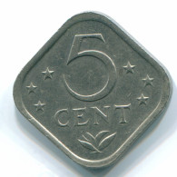 5 CENTS 1979 ANTILLES NÉERLANDAISES Nickel Colonial Pièce #S12290.F.A - Antille Olandesi