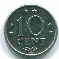 10 CENTS 1974 NIEDERLÄNDISCHE ANTILLEN Nickel Koloniale Münze #S13525.D.A - Nederlandse Antillen